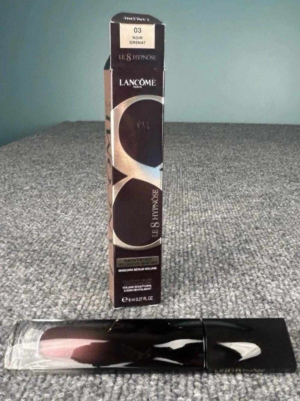 Lancome Le  Hypnôse Serum‑Infused Volumizing Mascara .27 oz NOIR Grenat Glass